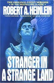 The work centers on a human raised on mars who comes to earth and challenges customs relating to sex, death, religion, and money. Stranger In A Strange Land By Robert A Heinlein