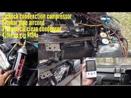 Home » » cara, teknik, tips dan panduan mudah topup / mengecas / mengisi dan menambah gas freon r22, r407, r410a, r134, r32 ke dalam sistem aircond (ac) / penyaman udara / penghawa dingin. Aircond Kereta Anda Tak Sejuk Dan Sebabya By Ahmad Yunus Abdul Hadi