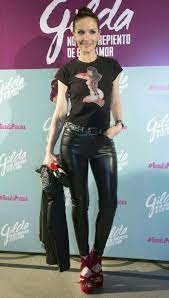 Natalia Oreiro Leder Leggings Lederjeans Lederbekleidung