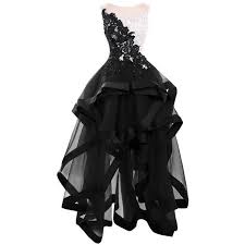 Bess Bridal Women S Lace Organza High Low Prom Party Homecoming 120 Liked On Polyvore Fea High Low Prom Dresses High Low Lace Dress Cocktail Dress Prom