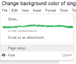 To add background image to your html document you should use css styles. Change Background Color Of Single Page In Google Document Web Applications Stack Exchange