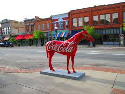 Ogden City Preservationists Have Been Painting The Town Red Historic 25th Street To Be More Specific But Not Quite The Historical Animal Paintings Downtown