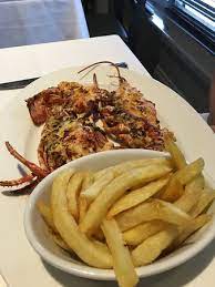 Place the halved lobster shells on a baking sheet, cut sides down, and roast until dry, 5 to 6 minutes. Lobster Thermidor Picture Of Rick Stein Winchester Tripadvisor
