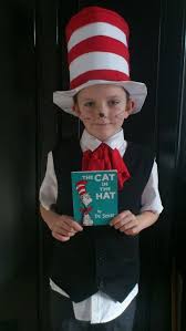Homemade Cat In The Hat Costume Diy Costumes Kids Dr Seuss Costumes Book Character Costumes