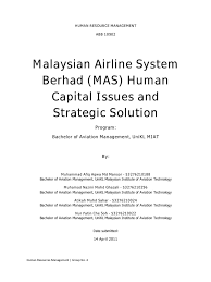 Malaysian institute of human resource management. Malaysia Airlines System Hrm Issues Strategic Management Discrimination