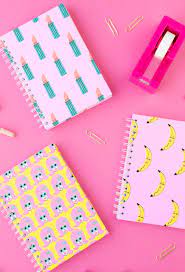 Having writing notebook covers, of course, can be used by anyone. 7 Insanely Cute Diy Notebook Tutorials Cute Notebook Ideas For School College Fashion