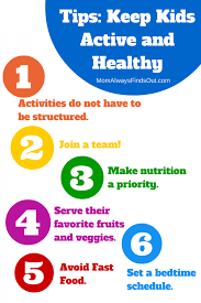 Active start for healthy kids: Healthy Kids Tips Ways To Stay Active And Healthy Healthy Kids How To Stay Healthy Tiredness Remedies