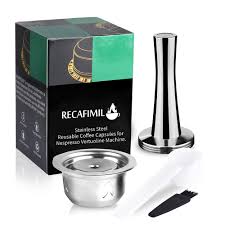 Descaling and cleaning of the machine is very important if you want to enjoy the premium taste of espresso and coffee. Nespresso Vertuoline Eco Capsules Kit 1 Capsule 1 Tamper Eco Caps