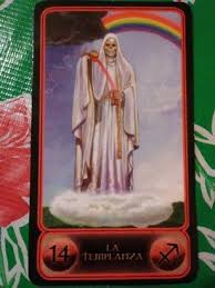 Tarot De La Santa Muerte Meanings La Templanza Temperance Tarot Santamuerte Tarot Significado Santa Muerte Tarot