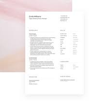 Free Resume Template 2 Wozber