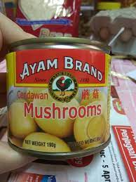 Tiada telur dalam sos carbonara ni. Cendawan Butang