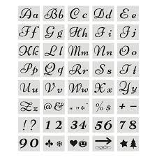 You can customize your experience with live font previews. 40pcs Set English Letter Stencils For Painting Mould Alphabet Signs Calligraphy Font Upper Lowercase Letters Reusable P7 Wall Stickers Aliexpress