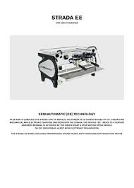 Including a preheating system, digital pid controller, a saturated the gs3 mp is the ultimate home espresso machine for the espresso geek. Gs3 La Marzocco Pdf Catalogs Documentation Brochures