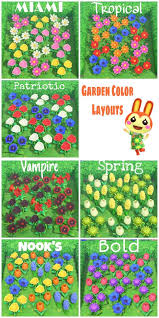 Best Flower Gardening Layouts In Animal Crossing New Horizons Animal Crossing Flower Garden Layouts Animal Crossing Game