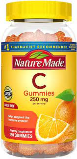 Lowers the body's levels of sorbitol, which is the sugar that can damage cells in kidneys, eyes and nerves minerals (chromium, zinc, vanadium, calcium, magnesium, manganese, copper, selenium): Amazon Com Nature Made Vitamin C 250 Mg Dietary Supplement For Immune Support 150 Gummies 75 Day Supply Health Personal Care