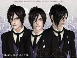 Michaelis Chopped Hairstyle By Kewai Dou Sims 3 Hairs Sims Hair Sims Sims 4 Anime