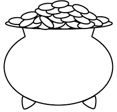 Pot Of Gold Coloring Pages Printable In 2020 Pot Of Gold Coloring Pages Online Coloring