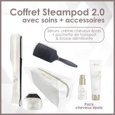 Un lisseur steampod 2.0 ? Pack Lisseur Steampod Creme De Lissage Cheveux Epais Trousse Brosse Lisseur Achat Prix Fnac