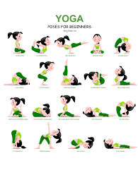 20 Easy Yoga Poses For Beginners With A Free Printable Rutina De Yoga Para Principiantes Entrenamiento De Yoga Posturas De Yoga Para Ninos