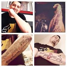 Sain sinner ambigram tattoos on arms. Shinedown Tattoos On Twitter Shinedown Tattoo Submitted By Jochen Lorenz Call Me A Sinner Call Me A Saint Callme Http T Co Wpm3qmnzgz