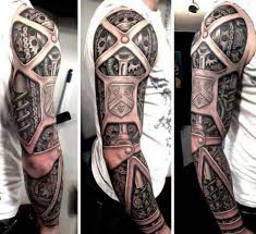 As the video explains, the process of tattooing by robot has a few steps. 3d Robot Arm Tattoo Gear Tattoo Biomechanical Tattoo Steampunk Tattoo