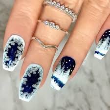 40 Winter Nails Ideas To Cheer Anyone Up Naildesignsjournal Com Winter Nails Acrylic Winter Nails Winter Nail Designs