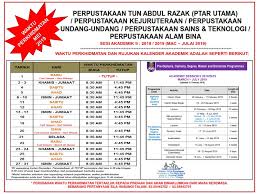 Notis Waktu Perkhidmatan Ptar Bagi Bulan Mei 2019 Perpustakaan Uitm
