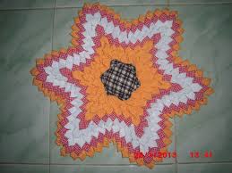 Image result for cara membuat keset dari kain perca