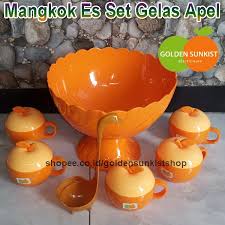 Semoga resep ini bermanfaat jika sahabatku ingin memulai berjualan es buah. Mangkok Es Buah Set Gelas Apel Golden Sunkist Hijau Shopee Indonesia