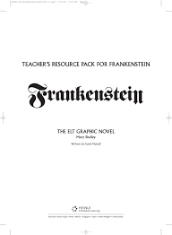 teachers resource pack for frankenstein