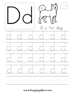 This time we have prepared for you the best selections of letter f tracing worksheets that you . Letter D Preschool Printables Preschool Mom