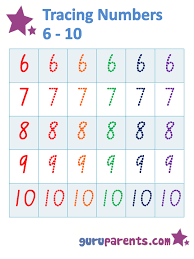 Tracing Numbers 6 10 Worksheet Handwriting Worksheets Worksheets Numbers Preschool