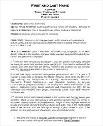 A federal resume is highly specific and is structured differently than traditional resumes. Federal Resume Template 8 Free Word Excel Pdf Format Download Free Premium Templates