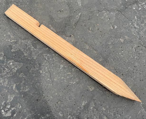 Notched Erosion Control Stakes (24-Inch) | For Wattles & Silt Fence - USA - 1250 pcs or 1/2 pallet - Commercial - Needs Liftgate Delivery