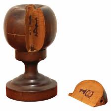 Carved Wooden Teacher S Fractions Apple 1stdibs Com Antique Bucket Antiques Carving