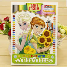 Bunga matahari dalam bahasa latin (helianthus annuus l) merupakan salah satu jenis bunga yang tumbuh mekar dalam satu tahun sekali (musiman). Game Sticker Activity Colouring Book Buku Gambar Shopee Indonesia