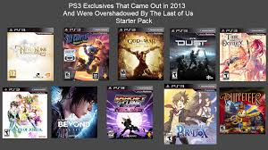 Maybe you would like to learn more about one of these? Ps3 Exclusives From 2013 That Were Overshadowed By The Last Of Us Starter Pack Starterpacks