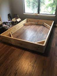 my bed frame build imgur bed frame design diy platform bed frame homemade bed frame