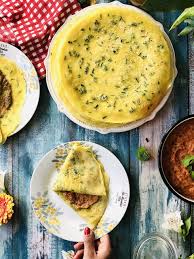 Crepes Salees Mauriciennes Sans Oeufs Et Sans Lait Avec Du Satini Cotimili En 2020 Crepes Salees Cuisine Et Boissons Recette Crepe
