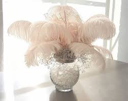 20 White Ostrich Feather Centerpieces Etsy Feather Centerpieces Ostrich Feather Centerpieces Feather Decor
