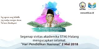 Setiap tanggal 2 mei kita selalu memperingati hari pendidikan nasional (hardiknas). Stiki Malang Memperingati Hari Pendidikan Nasional