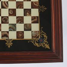 English Low Cocktail Or Coffee Table With Chess Board Top Chess Board Low Tables Faux Marble Paint