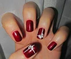 Christmas Nail Art Christmas Present Nails Holiday Nails Xmas Nails