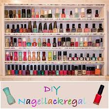 Viele frauen stellen den nagellack einfach wieder in den schrank, lassen diesen auf der kommode stehen oder beachten ihn nicht weiter. Upcycling Kleines Nagellackregal Funkelfaden