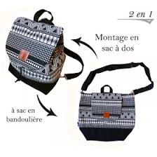 Maybe you would like to learn more about one of these? Sac A Dos Artisanal Transformable En Bandouliere En Coton Madacharms