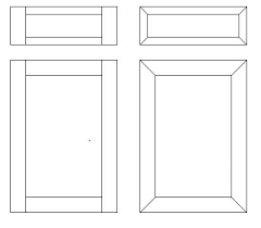 Wood doors, drawer fronts, raised panel, flat panel we offer cabinets and cabinet doors in over 24 wood species and dozens of color options. What Is A Mitered Cabinet Door And How Are They Made Cabinetdoors Com