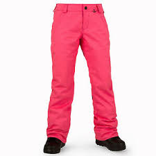 Details About Volcom Womens 2017 Snowboard Snow Electric Pink Frochickie Insulated Pant