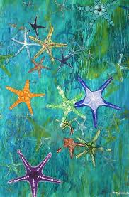 Starfish 2 Card By Margo Humphries Starfish Painting Starfish Art Chesapeake Bay Art