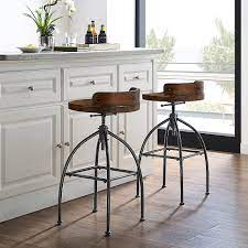 Tall should a kitchen island stool bed bath&beyond. Crosley Furniture Edison Wood And Metal Adjustable Bar Stool Bed Bath Beyond Bar Stools Adjustable Bar Stools Bar Stools Kitchen Island