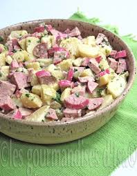 Salade De Pommes De Terre Et Cervelas Recette Salade Ete Recettes De Cuisine Salade Pomme De Terre